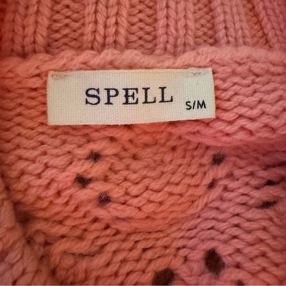 Spell & The Gypsy Collective Midsummers Dream Cable Knit Cardigan S/M - Picture 6 of 14